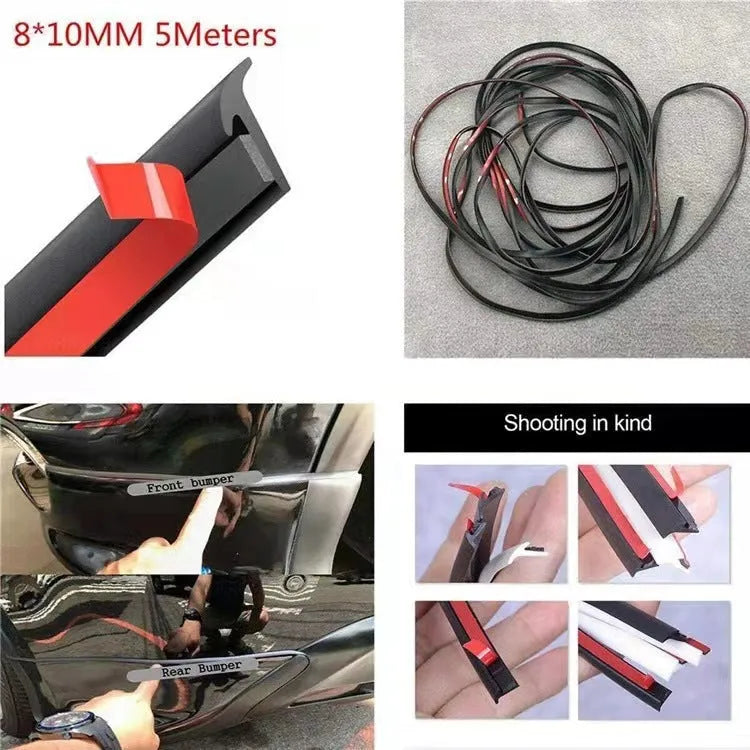 TPE universal seal strip in black and white colours for automotive and machinery applications