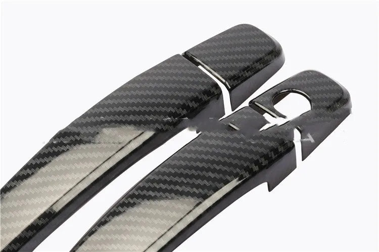 Carbon fibre pattern door handle cover for Opel Vauxhall Astra interior
