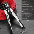 Fully automatic electrician wire stripping pliers tool with box