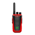 Red and yellow high-power 10W portable intercom for hotels or children.