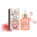 30ml rose essential oil bottle for facial skincare targeting fine wrinkles with brightening effects