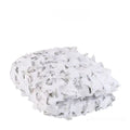 Green camouflage net cover with UV protection shown in desert camouflage pattern for outdoor use