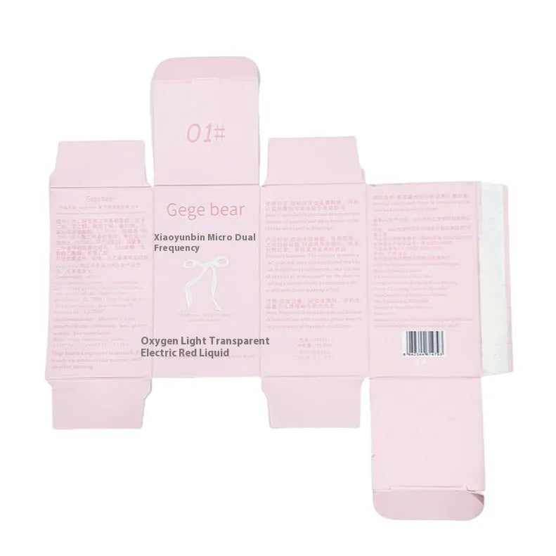 Gege Bear Oxygen Light Liquid Blush in standard packaging with colour options