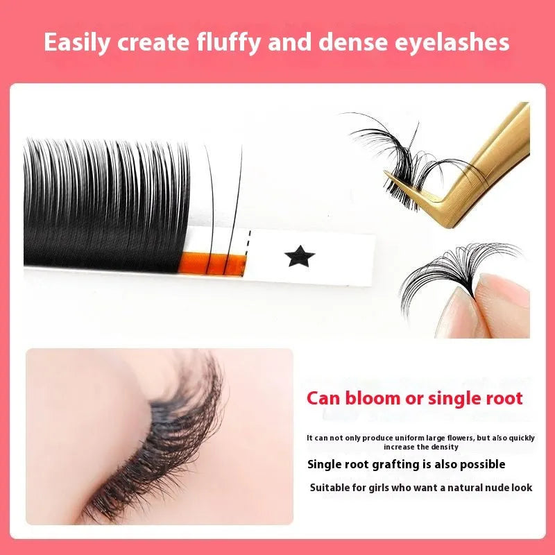 16-row dense false eyelashes made from mink hair on matte round wool base, showing length options from 8mm to 18mm