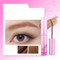 Long-lasting velvet fog eyebrow cream in 4.5g tube with grey and brown shades for natural makeup