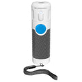 White handheld ultrasonic dog bark trainer with compact design
