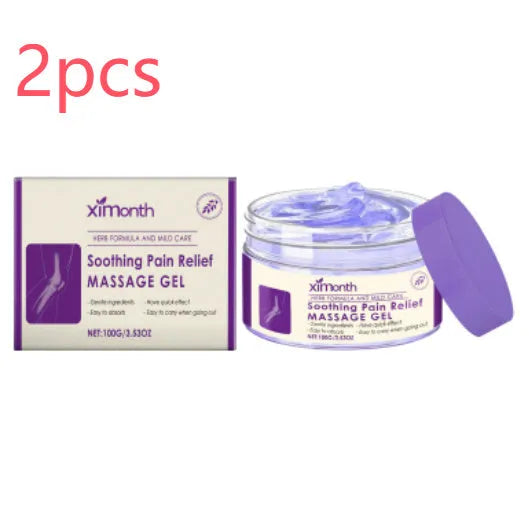 100g body massage gel tube for joint and muscle care with cooling menthol formula
