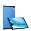 Android 15 tablet computer with 11.6-inch screen in blue colour, showing home screen interface.