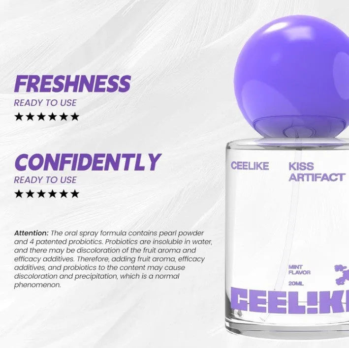 20ml Probiotic oral care spray bottle for long-lasting cleaning and freshness.