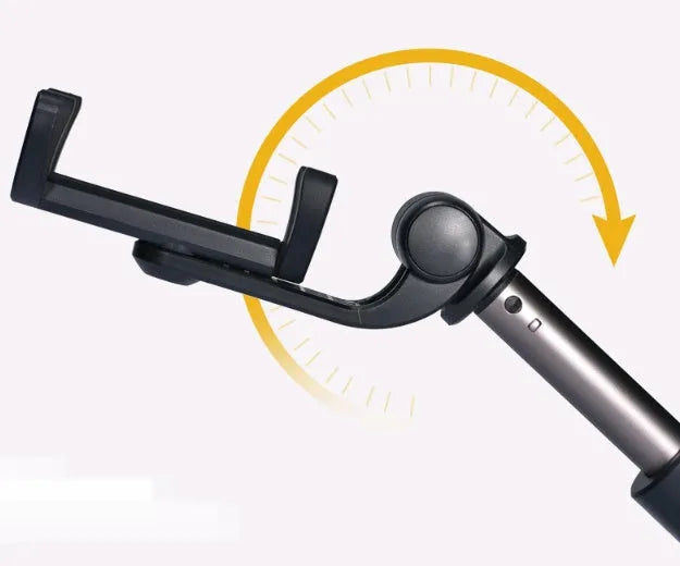 Aluminium alloy Bluetooth selfie stick with remote control and tripod bracket for mobile phones