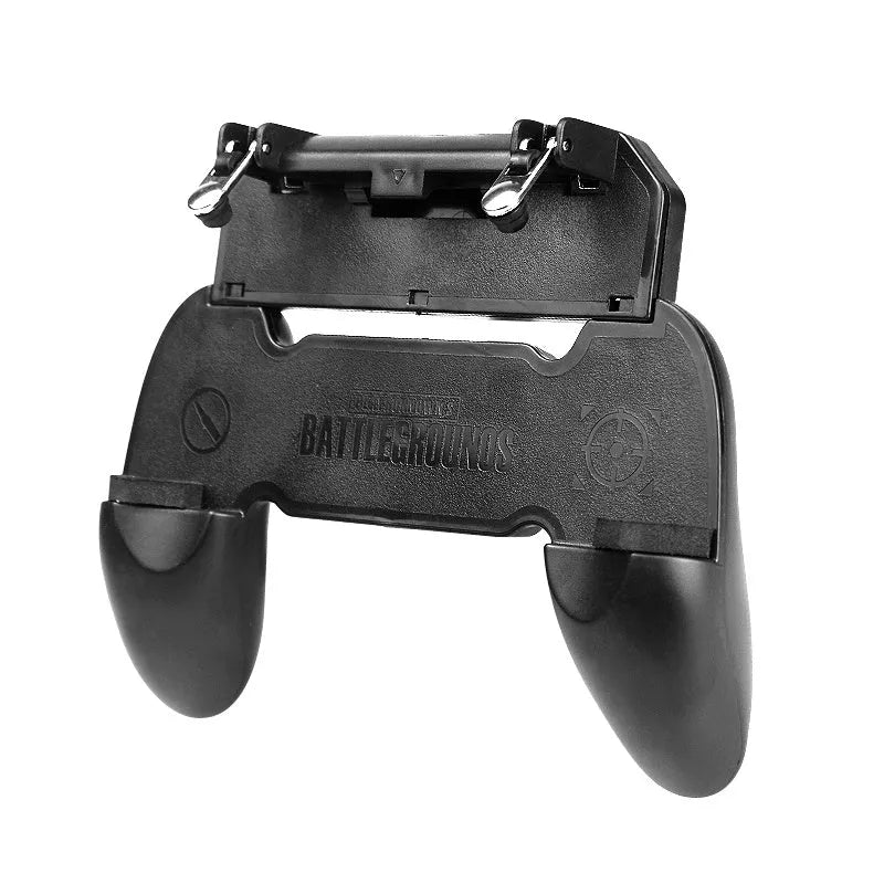Physical plug-in mobile phone gamepad controller in black colour without vibration function
