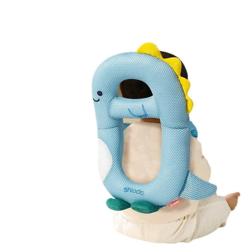 Baby anti-collision pillow in cartoon animal design with EPS filling for toddler walking protection