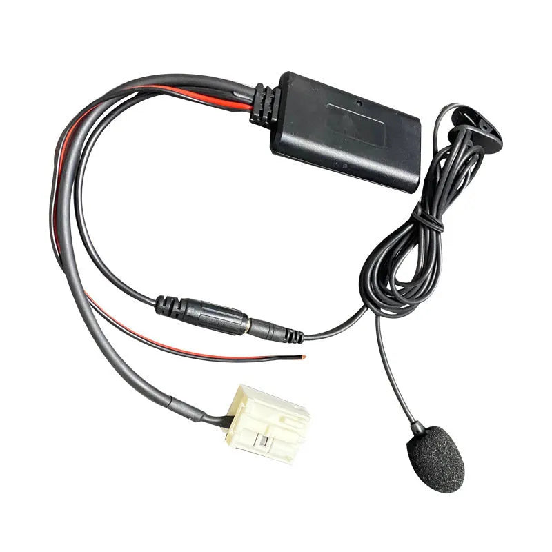 Bluetooth AUX cable adapter kit for Citroen and Peugeot car stereos with RD4 head unit.