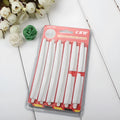 White plastic car door edge protector strip on a vehicle door.