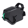 Black plastic resin bicycle trailer rope with universal attachment clips for child bike trailers