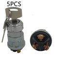 Pure copper car ignition lock with key for truck and forklift ignition switch replacement