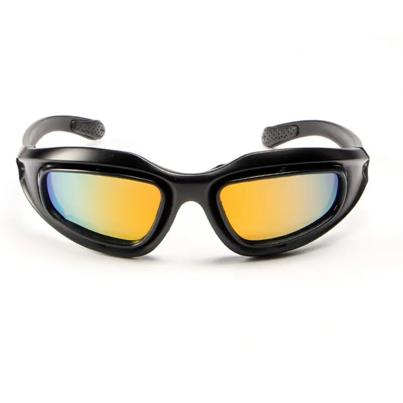 Tactical polarized sports sunglasses with PC frame for cycling and outdoor activities