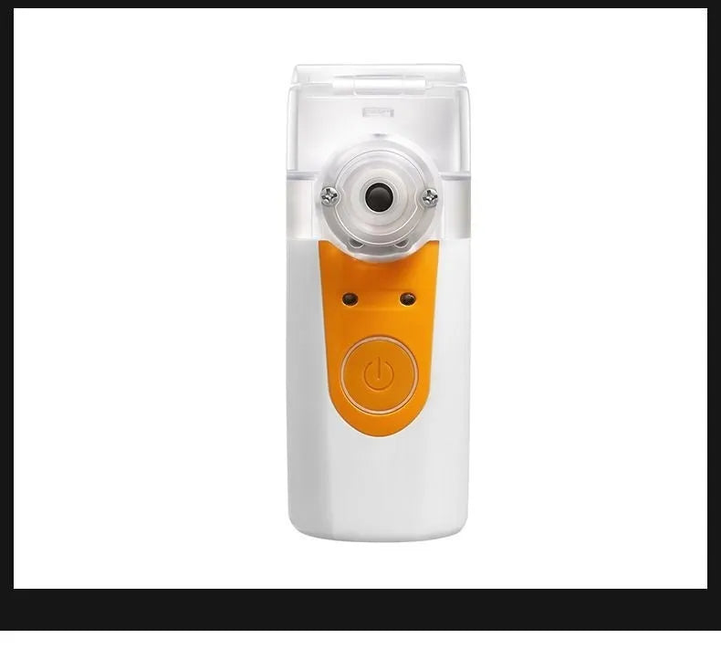 Handheld column-shaped USB nebuliser with plastic housing for portable room humidification