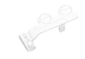 Pure white non-electric bidet wash tool with button control and removable cleaning nozzle