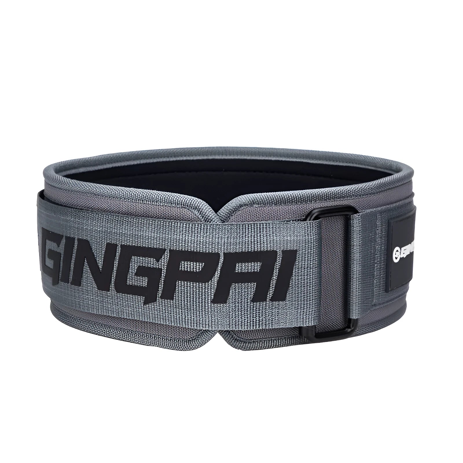Abdominal exercising fitness band for waist support during weightlifting and squat training.