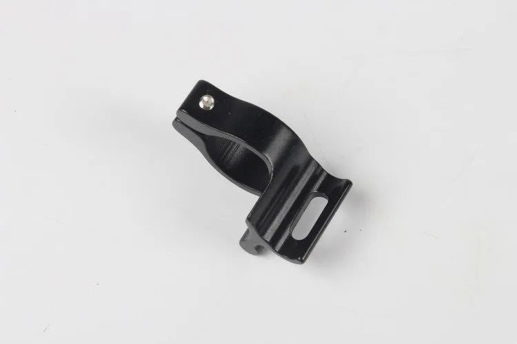 Black aluminium alloy vehicle clamp ring with a 28.6mm internal diameter