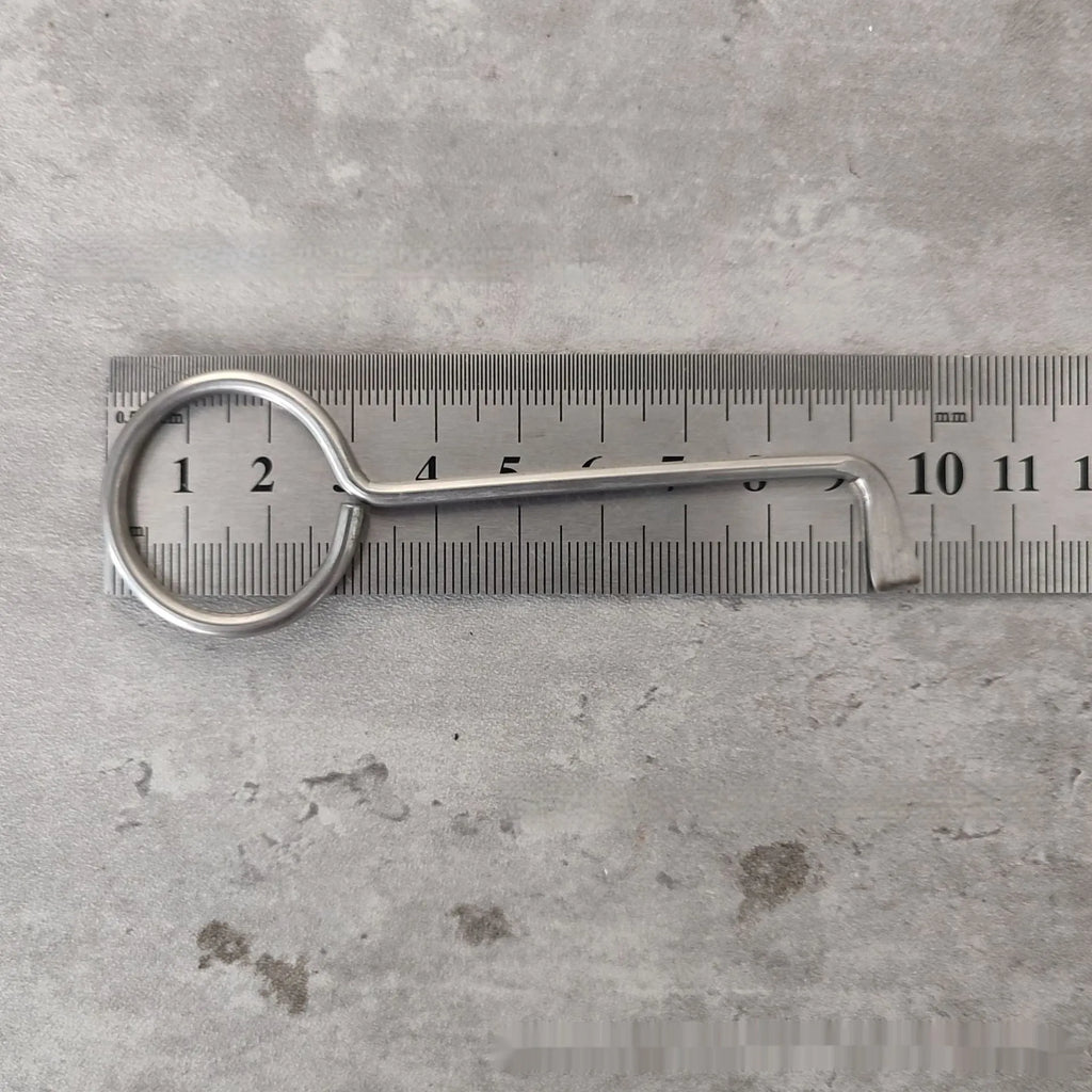 Two alloy wrench tools from a portable 2-piece set for family and universal DIY use