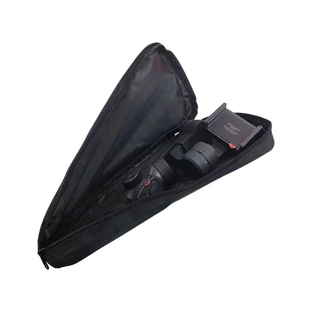 Black cloth storage bag for mobile phone stabilizer and gimbal accessories