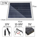 10W polycrystalline silicon solar panel with dual USB charging ports for outdoor use