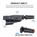 Black golf laser aiming sight instrument for putting practice alignment training