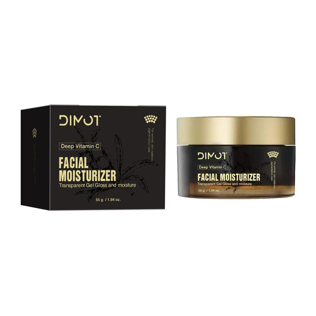 Deep Dimension C Moisturizing Facial Cream 50ml in a circular pot with white and blue label