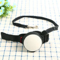 Automatic retractable dog leash extended to 3 metres with explosion-proof mechanism in vibrant orange colour