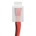 7.4V 1200mAh lithium polymer RC battery with dimensions 15mm by 36mm by 70mm.