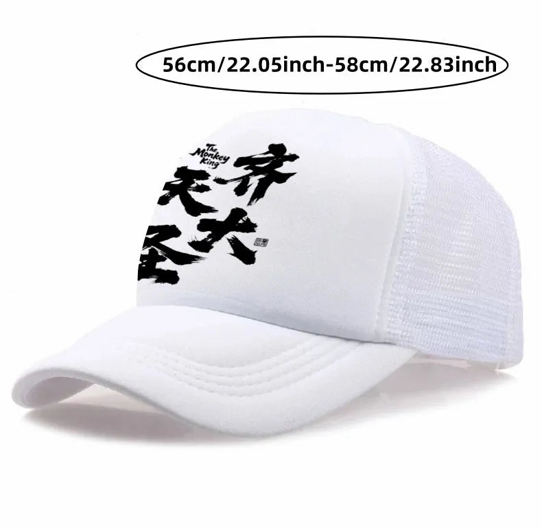 Man wearing a grey adjustable polyester baseball cap, showcasing the classic casual style.