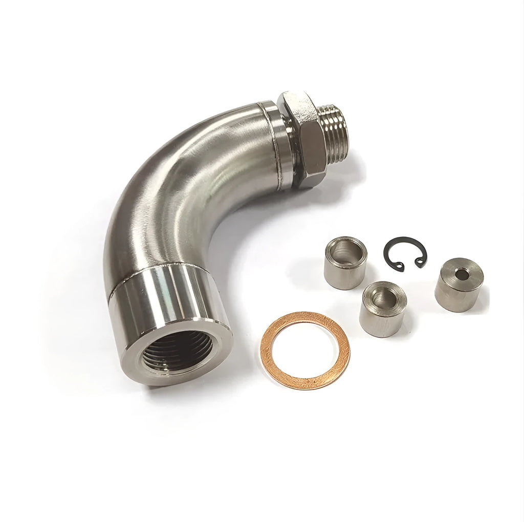 Automotive M18 x 1.5 temperature sensor adapter for gas flow measurement applications