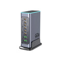 660W Gallium Nitride desktop fast charger with international plug options.
