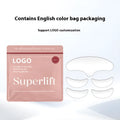 Silicone anti-wrinkle facial stickers 5-piece set for wrinkle reduction