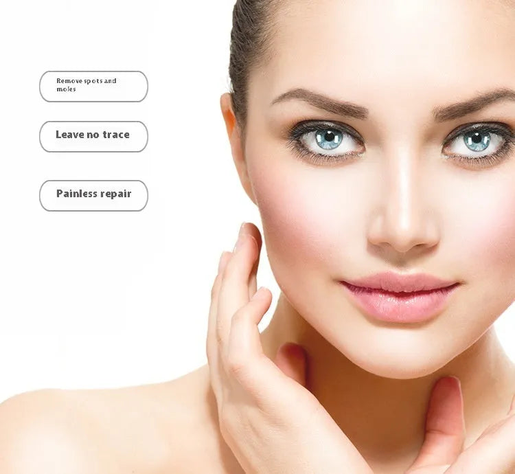 White professional electronic beauty instrument for spot and mole removal treatments in commercial beauty salons