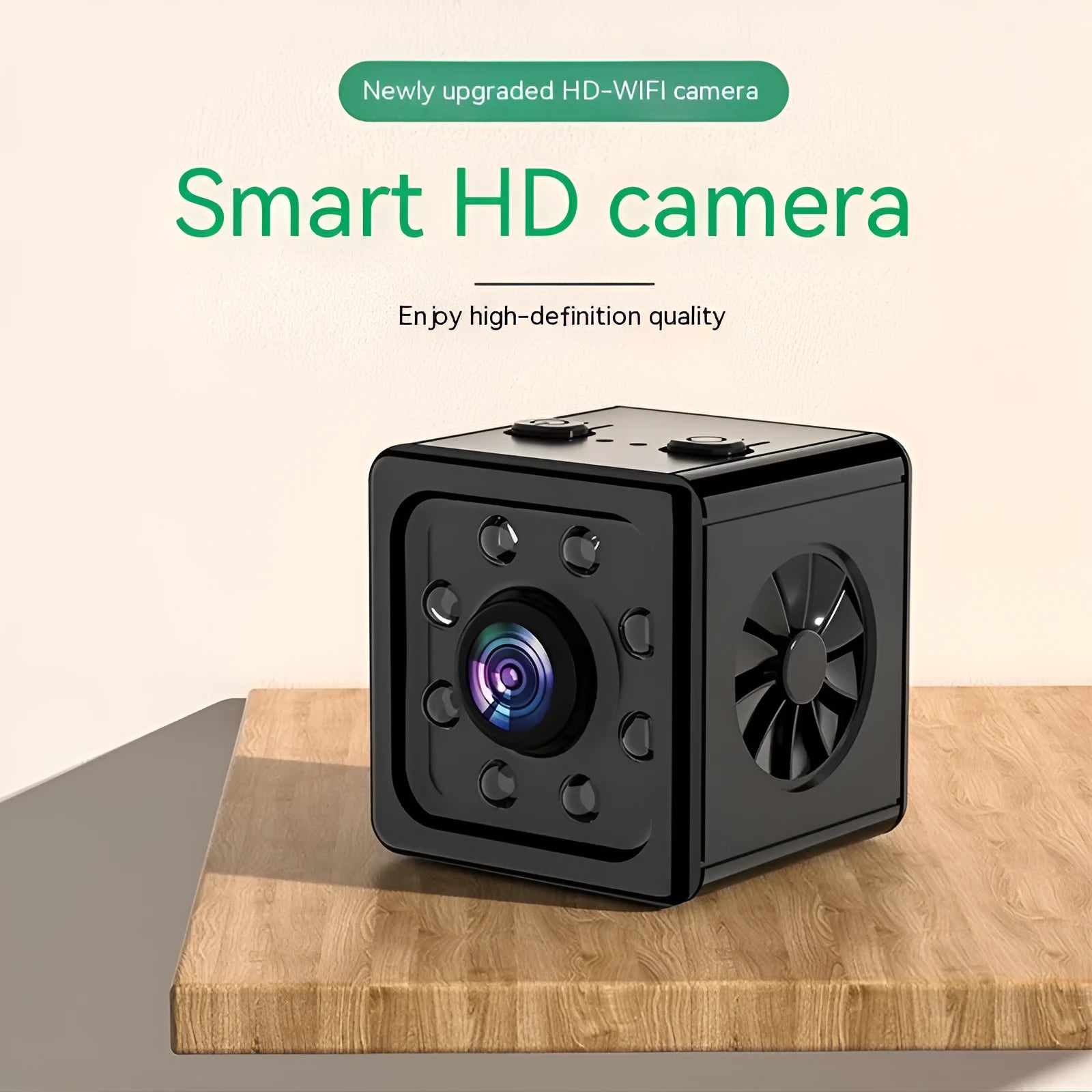 Black Remote Network Intelligent Sports HD K13 Camera with mounting bracket