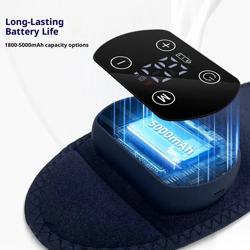 Electric wrist massage instrument with rechargeable battery, 7W power, 36.5 by 12.5 centimetres size
