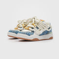 Unisex casual lace-up trainers with thick rubber sole in four colour options