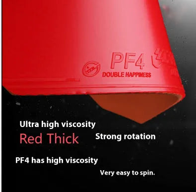 Fast Attack Sticky Classic-50 PF4-50 table tennis racket in red and black colour options