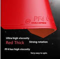 Fast Attack Sticky Classic-50 PF4-50 table tennis racket in red and black colour options