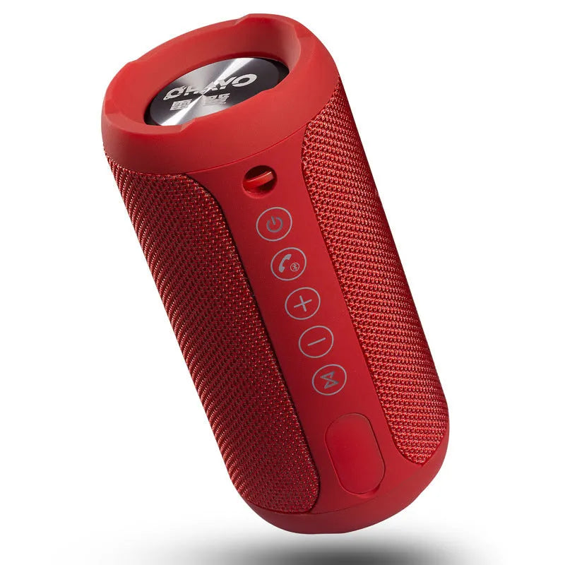 Outdoor waterproof portable speaker in black, camouflage, grey or red with Bluetooth 5.0 and TF card playback