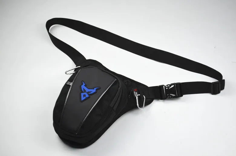 Motorcycle leg bag in 1200D Oxford cloth with 29cm dimensions for riding storage