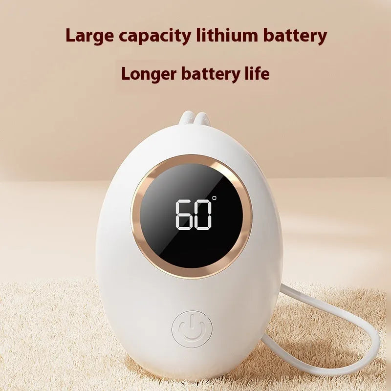 USB digital display hand warmer power bank in multiple colour options with aluminum heat dissipation