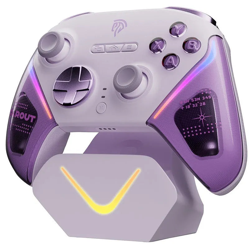 Rocker Smart Startstop gaming controller charging base with dual triggers and Type-C port