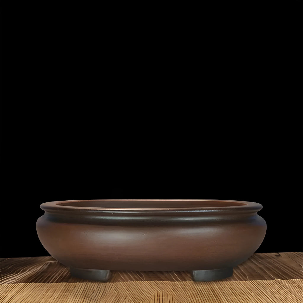 Purple sand indoor desktop flowerpot measuring 58x47x18cm with classical handmade design
