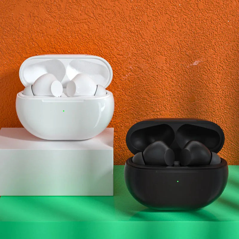 Pro4 Bluetooth wireless earbuds in charging case with charging cable