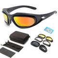 Tactical polarized sports sunglasses with PC frame for cycling and outdoor activities