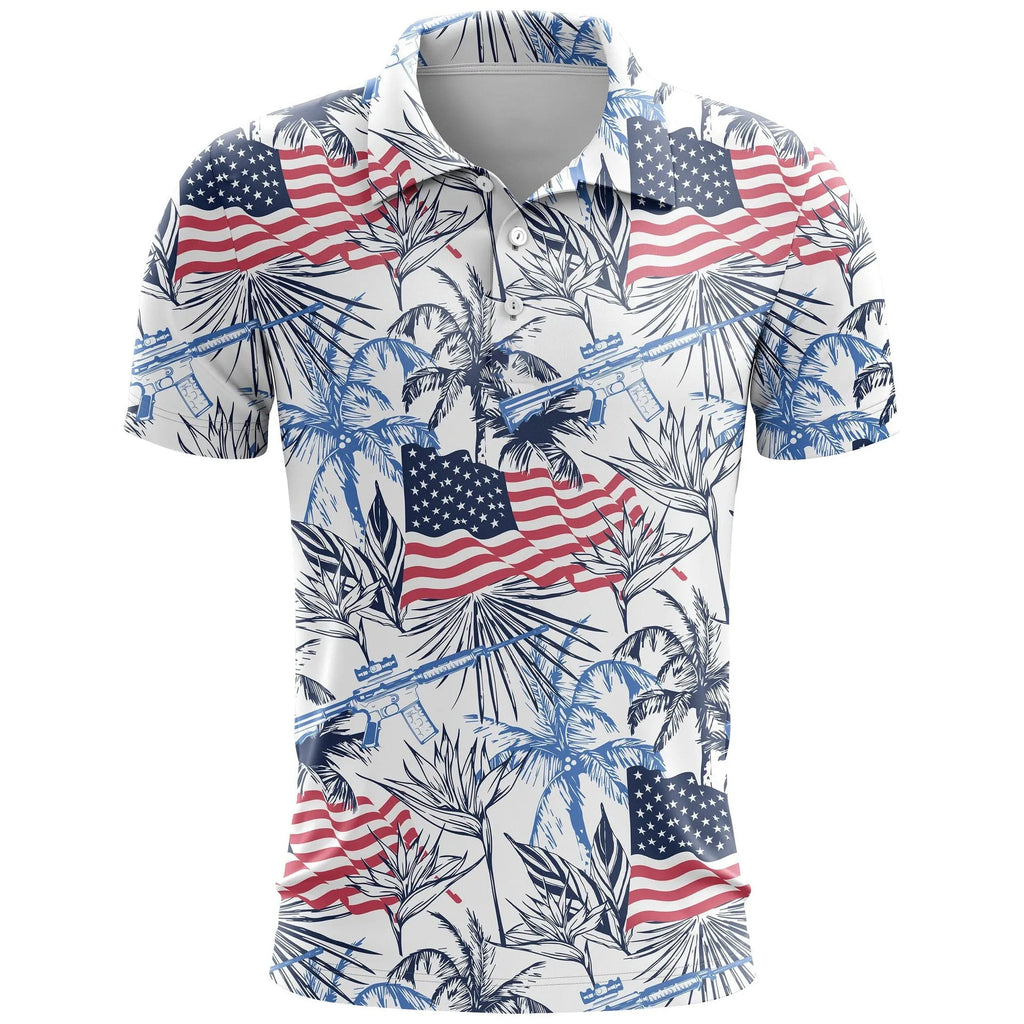 3D printed short sleeve sports top in bird eye cloth, shown in a loose fit on a model.